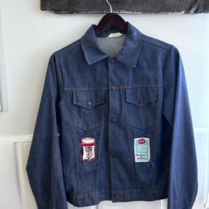 Vintage patch denim jacket